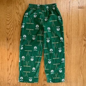 NBA Green Milwaukee Bucks Kids Pajama Pants